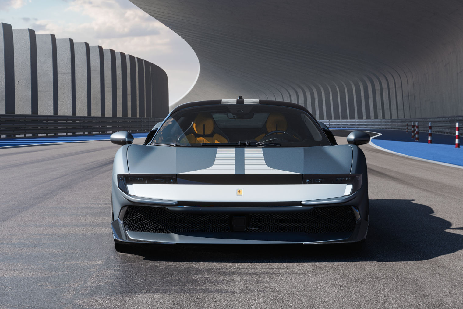 21 世紀的 849 Testarossa ，擁有更現代化的樣貌與科技，強勢宣揚運動精神。