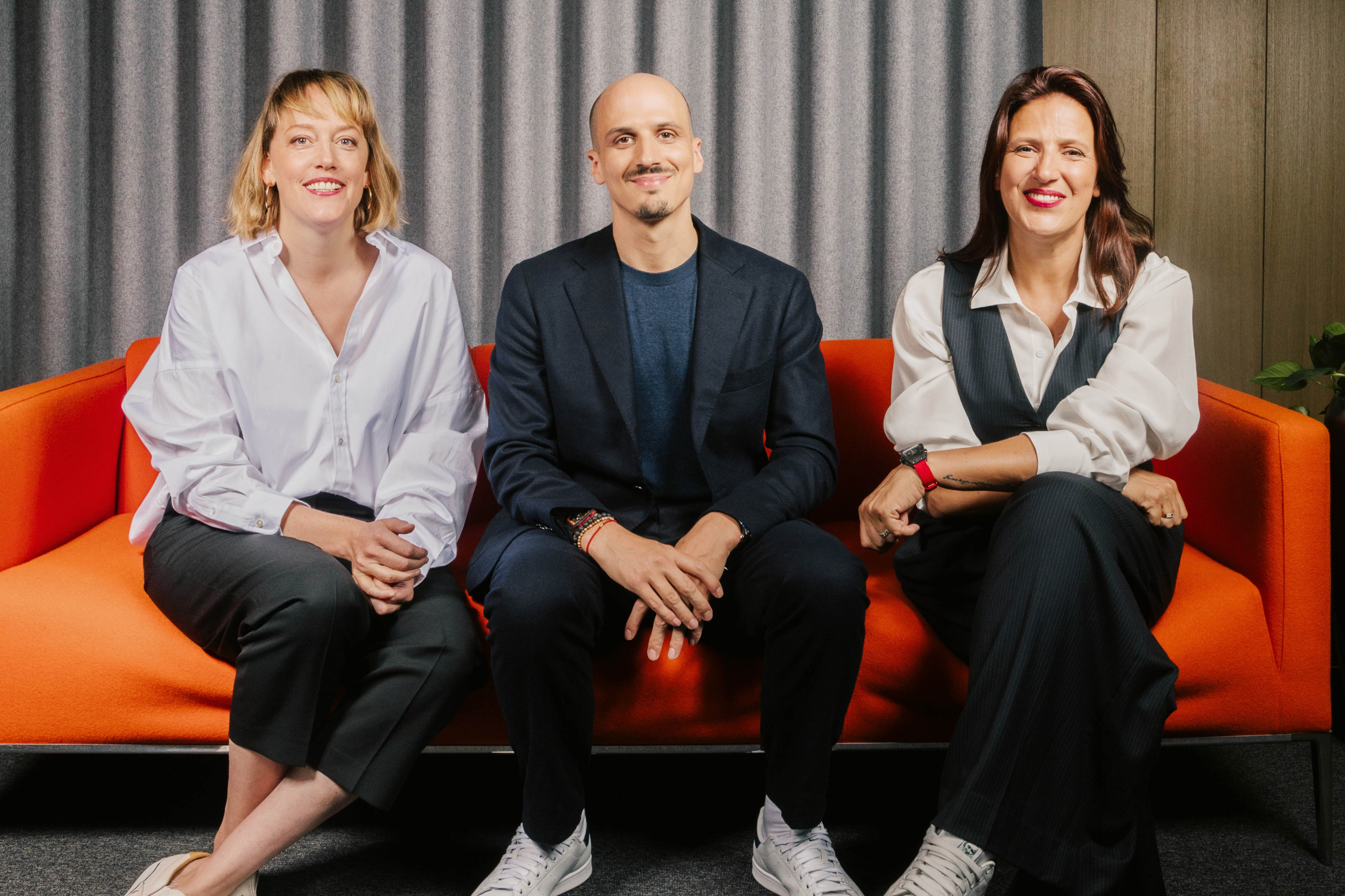 RICHARD MILLE 的團隊本身就是一個大家庭，左起分別為創意與發展總監 Cécile Guenat、Alexandre Mille，以及品牌與合作關係總監 Amanda Mille。