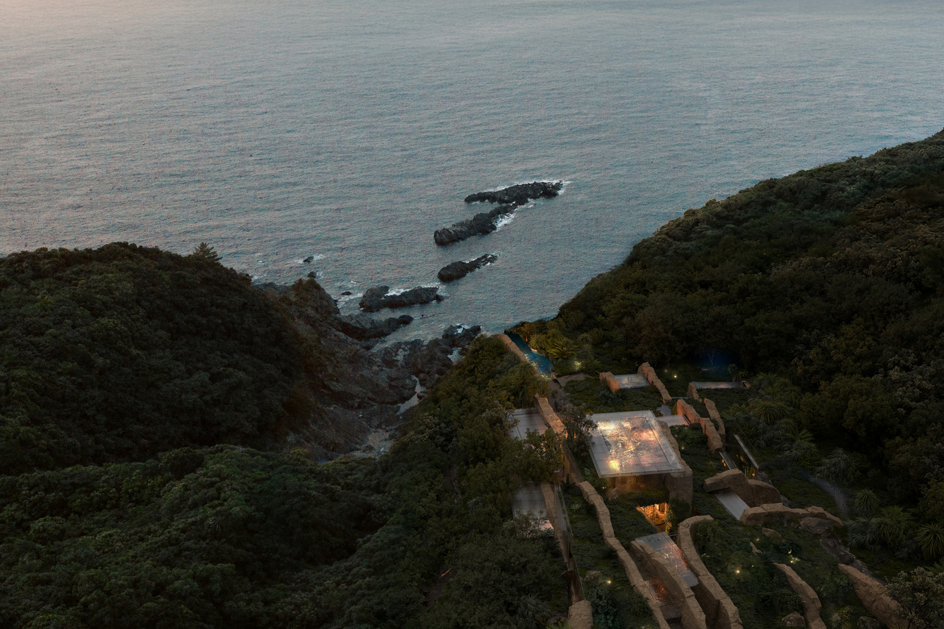 鑲嵌在屋久島山邊的 NOT A HOTEL YAKUSHIMA，是一個引領人們愛上自然的旅人棲地。
